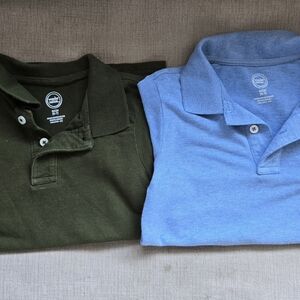 Wonder Nation Green and Blue Men's Polo Shirts
